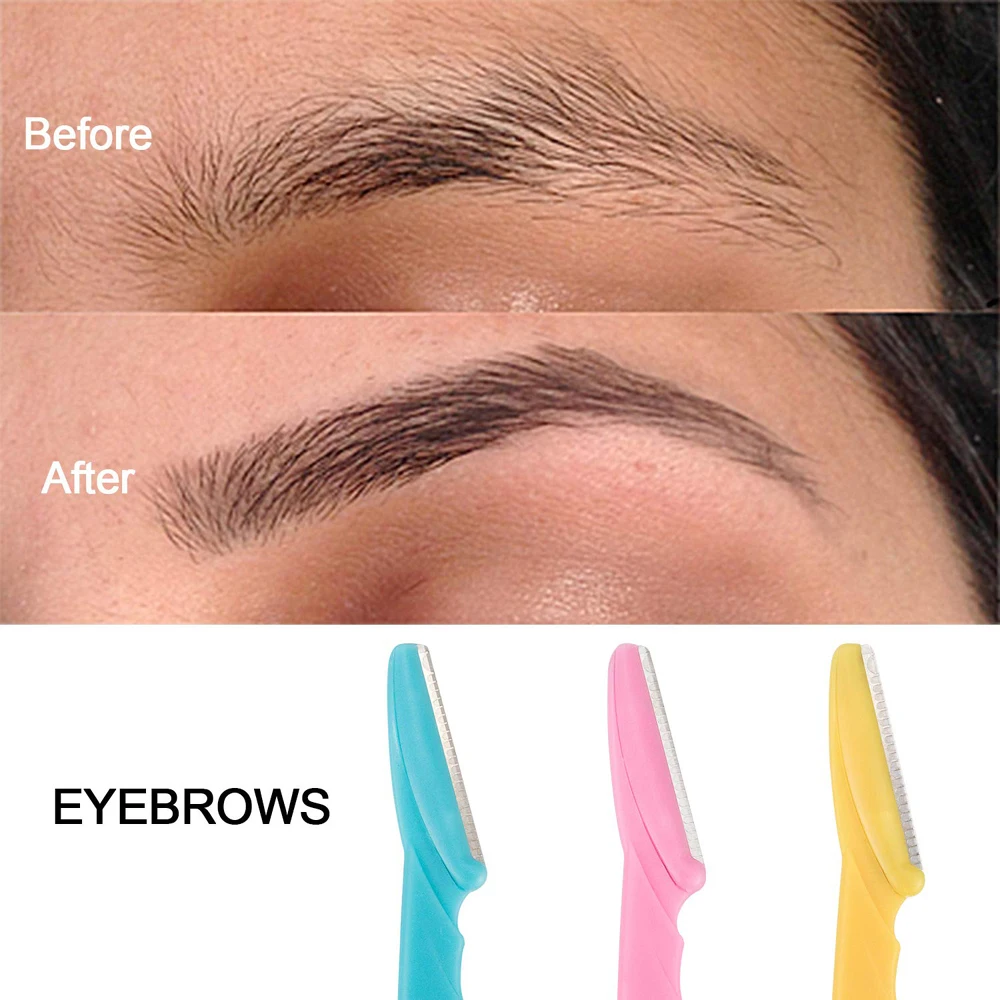 Profession Eyebrow Razor Hair Face Facial Remover Shaper Dermaplaning Epilator Eye Brow Razors Blade Makeup Tool for Women Man