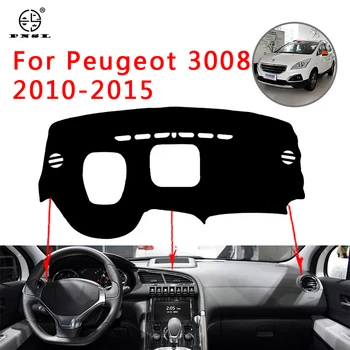 

PNSL Car Dashboard Cover Dash Mat Dash Pad Carpet For Peugeot 3008 2008-2016 Sun protection anti - slip anti - uv