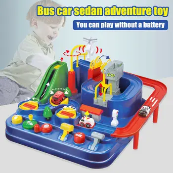 

Car Adventure Game Manipulative Rescues Squad Adventure Rail Car Model Racing Educational Rescue Vehicles Adventure Toys