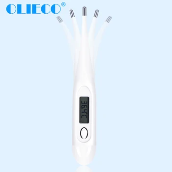 

OLIECO Electric Digital Baby Thermometer Waterproof LCD Thermometer Child Adult Body Temperature Measurement Tool Soft Hard Tip