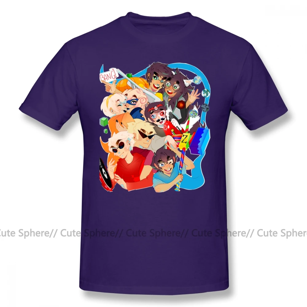 Футболка Homestuck pumpped Up, Детская футболка, забавная хлопковая футболка, Мужская классическая футболка с коротким рукавом и принтом XXX - Цвет: Purple