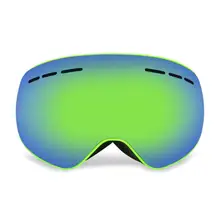 Лыжные очки большая сфера двухслойные противотуманные очки для взрослых ПК Защитные Уличные очки из ТПУ