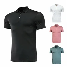 Новая летняя одежда для гольфа мужская одежда спортивная рубашка для соревнований дышащая теплая футболка с коротким рукавом для тренировок