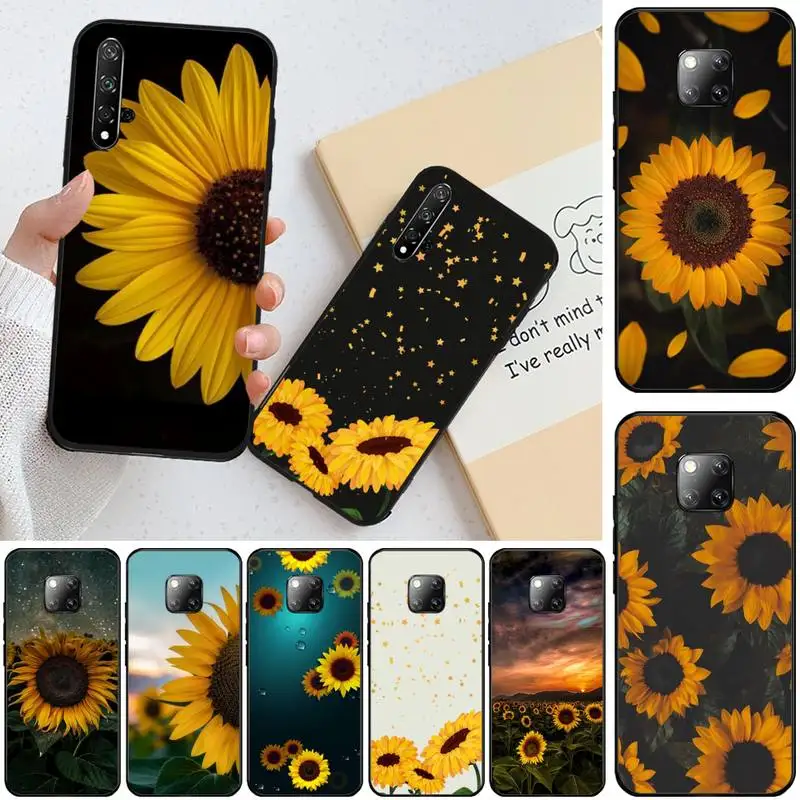 

Ivits Upright sunflower Custom Photo Soft Phone Case For Honor 20 20lite view20 7C 8C 7A 8A 10i 20i PLAY 9X Pro