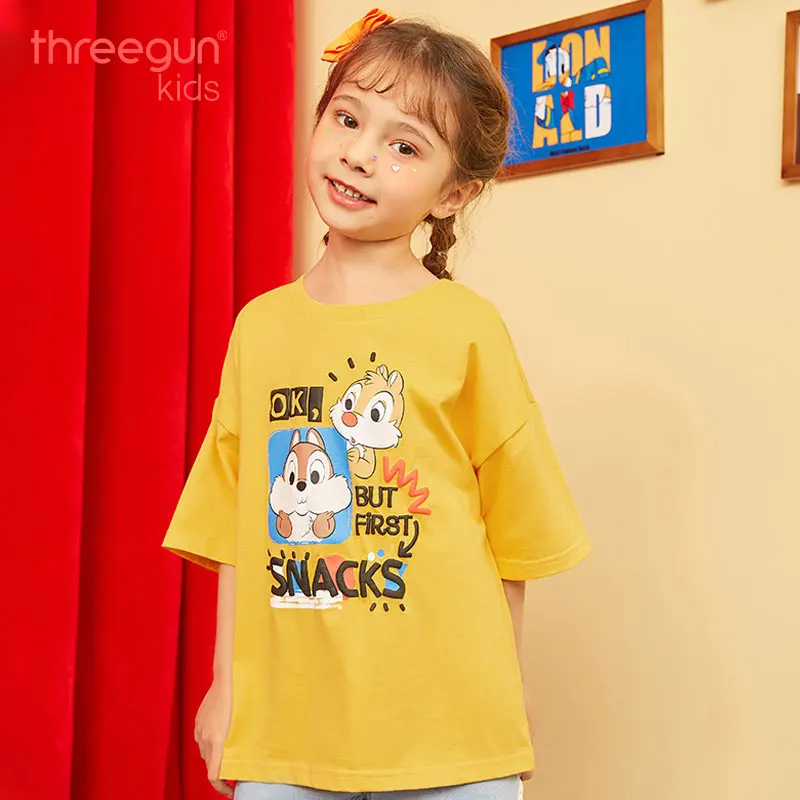 Threegun ディズニーチップ N デール子供の半袖tシャツ綿tシャツ子供のための通気性夏のトップ服 Aliexpress ママ キッズ