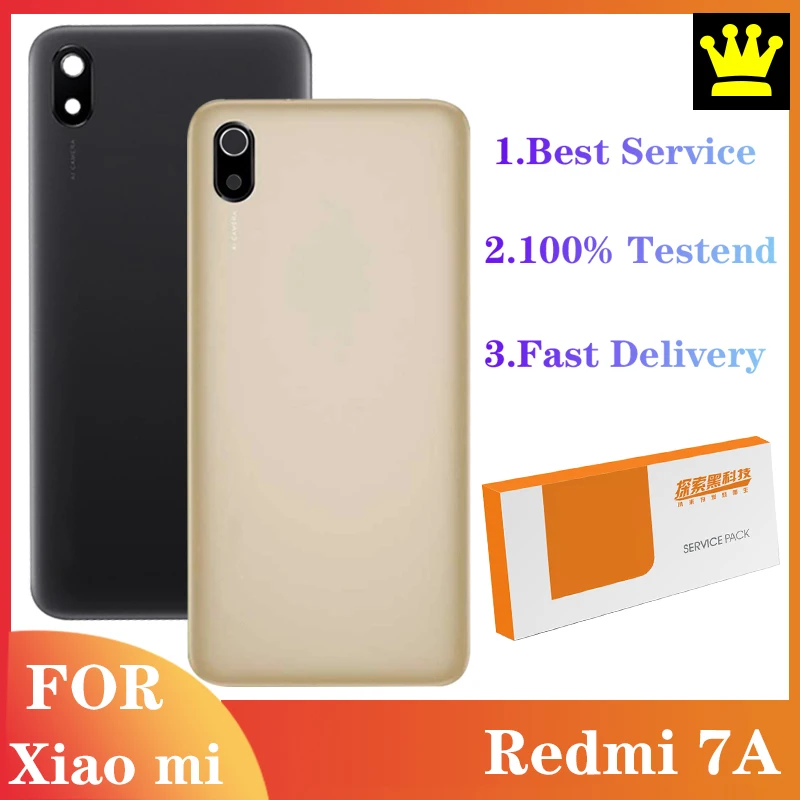 Оригинальный задний корпус для Xiaomi Redmi 7A крышка батареи задняя корпуса