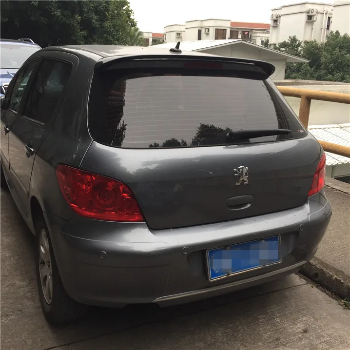 Спойлер для Peugeot 307 высококачественный спойлер из АБС материала заднего крыла