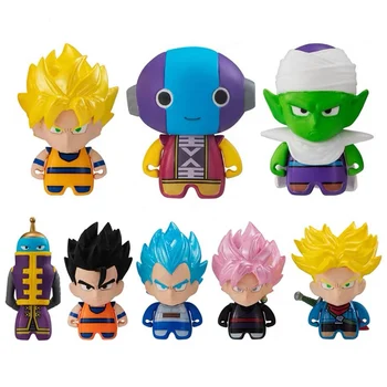 

Original Bandai Dragon Ball DBZ Black Goku Zen’ō Piccolo Trunks Gohan Vegeta Gashapon PVC mini Figure capsule Toys Figurals