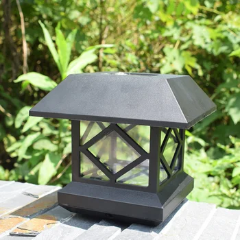 

Outdoor Solar Post Light Garden Decoration Light Garden Wood Post Light Energia Solar Garden Lamp