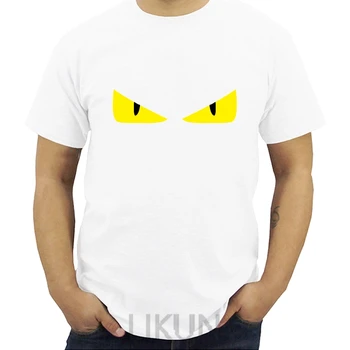 

Yellow Eyes Black T Shirt Short Sleeve Men's Print Eye Top High Quality Top Tee New Men Casual T-Shirt Streetwear