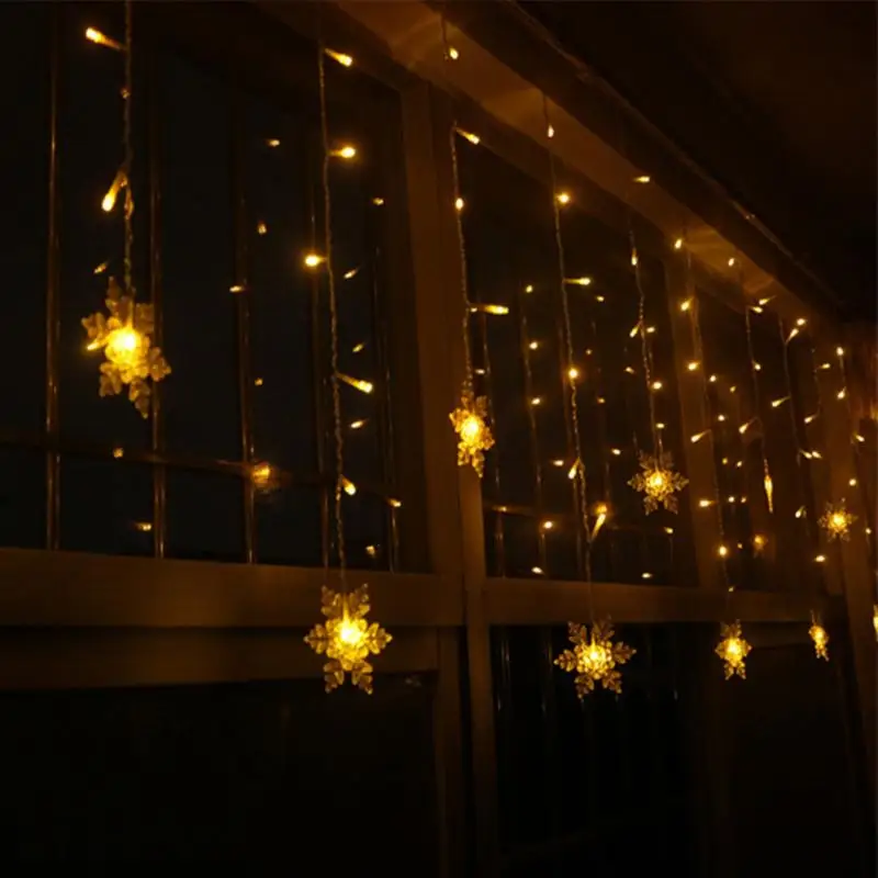 LED Lamp Curtain String Lights Christmas Decoration Holiday Lights Curtain Lamp Wedding Neon Lantern 220v fairy light