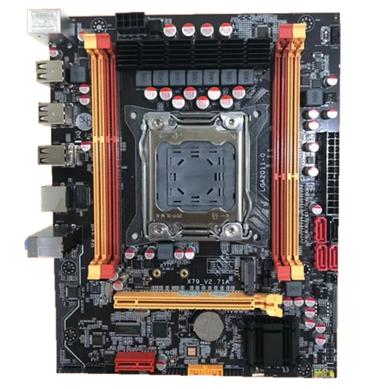 

Luxury X79-2011 Pin Computer Motherboard Supports ECC4 Memory Slots Support E5 2680 V2 2660