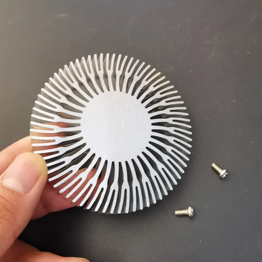 Aluminum Heat Sink LED Heatsink Radiator 10W for Household Lamp Replaceable 72x10mm