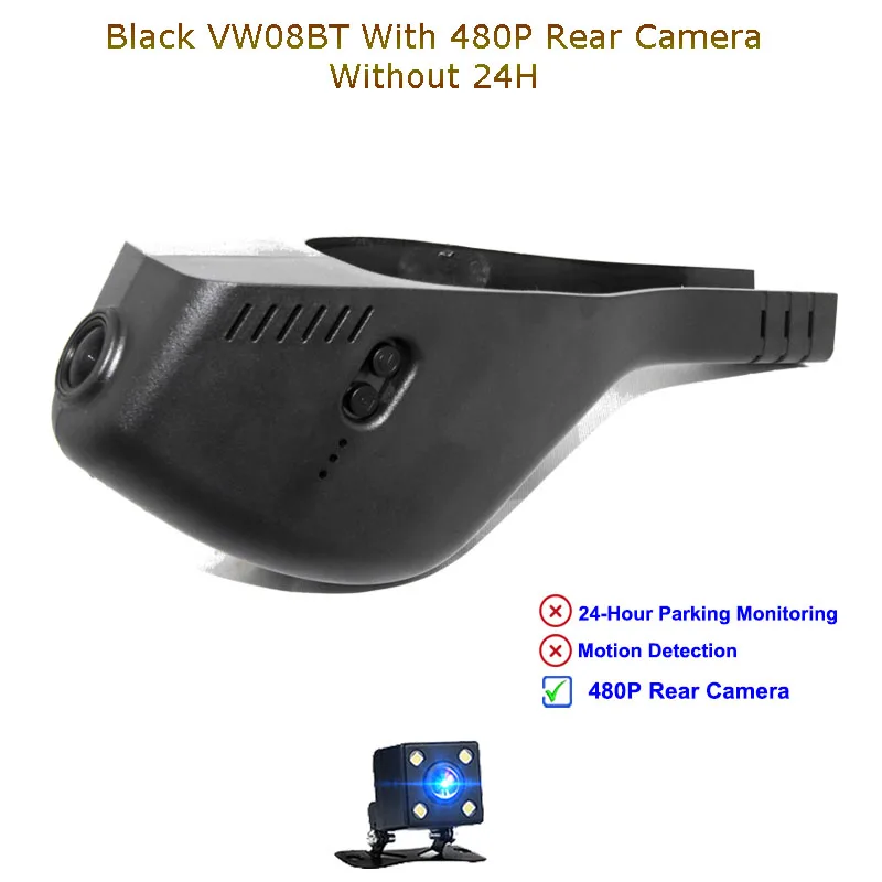 Jabriel 1080P Автомобильная камера dash камера скрытый dvr для Volkswagen Passat b8 vw b6 b5 b7 golf 4 5 6 7 polo caddy touran t5 t4 tiguan - Название цвета: F1080P Rear 480P