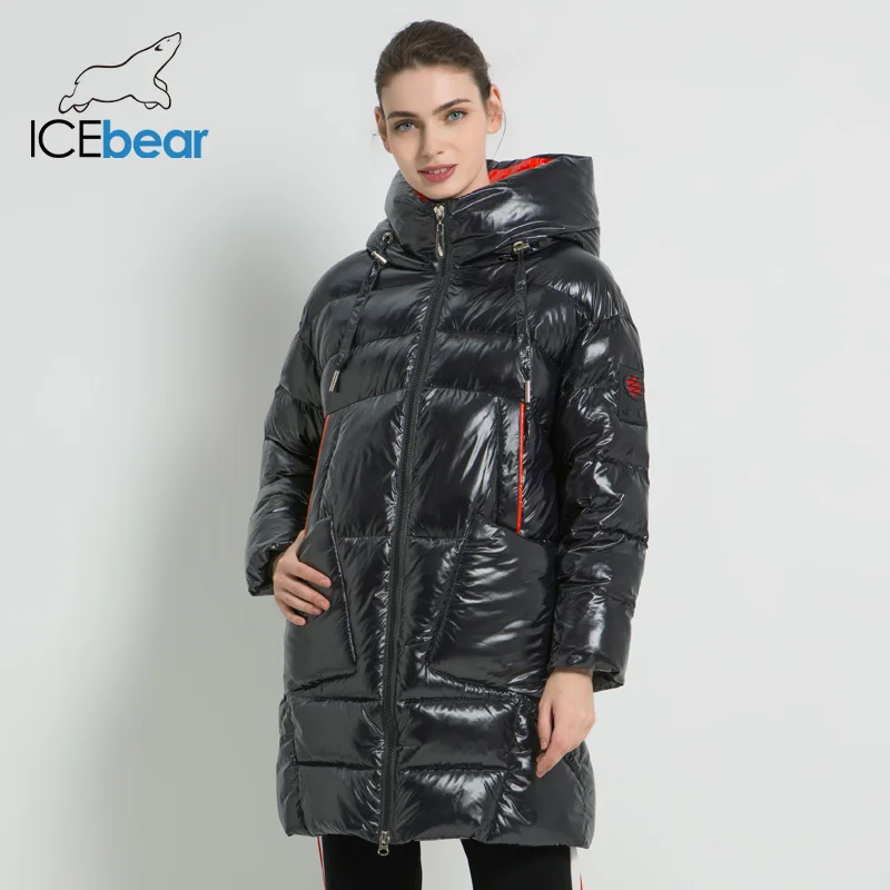 Ceny 2019 nowy zimowy płaszcz damski z kapturem kurtka damska z zamkiem błyskawicznym odzież damska grube ciepłe płaszcze Casual Ladies Parkas GWD19504I