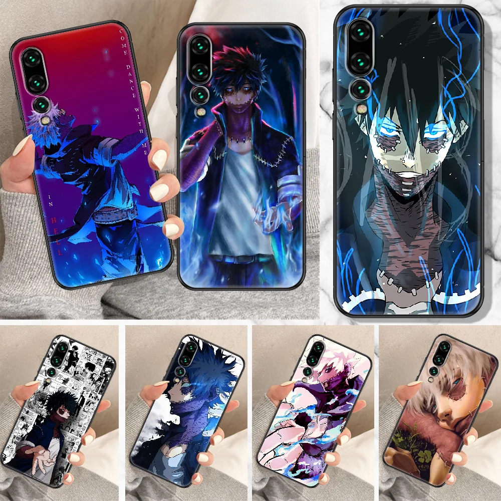 Чехол для телефона My Hero Академия Dabi Huawei P Mate P10 P20 P30 P40 10 20 Smart Z Pro Lite черный бампер с