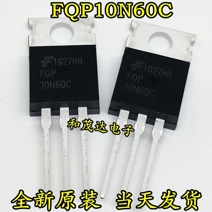 5 шт./лот FQP10N60C 10N60C N 600V 10A TO-220