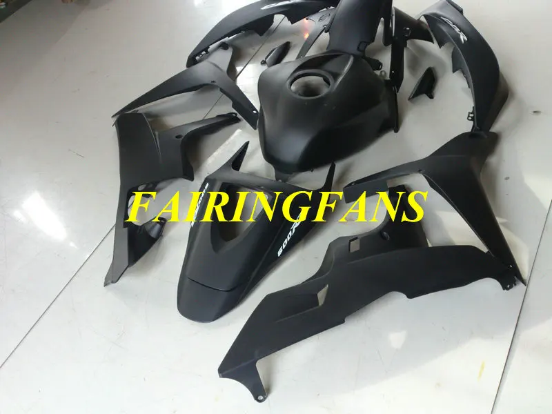 Инжекторный комплект для HONDA CBR600RR F5 07 08 CBR 600 RR CBR 600 RR CBR 600 2007 2008 матовые черные обтекатели комплект+ подарки HJ43