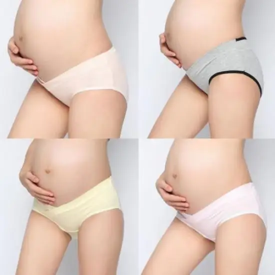 Трусики для беременных, нижнее белье с низкой посадкой, треугольные трусы с перекрестными ремешками L