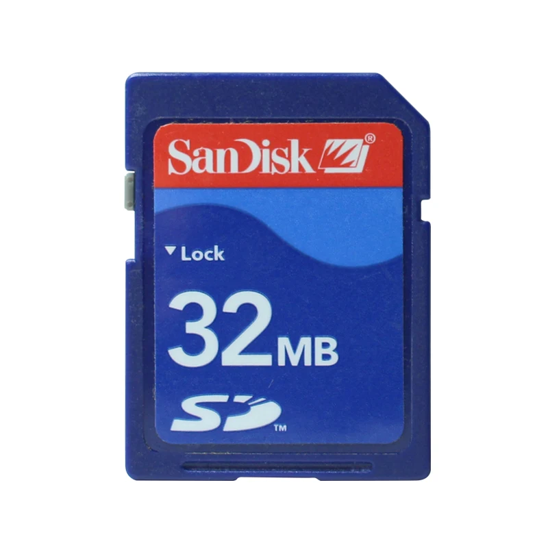 100% оригинальная SD Карта SanDisk 2 ГБ 1 512 Мб 128 МБ 32 16 карта памяти|Карты памяти| |