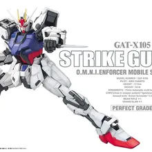 Bandai PG 1/60 GAT-X105 Strike Gundam мобильный костюм сборки модель Наборы фигурки пластмассовые игрушечные модели