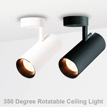 

GD 1pc LED Downlight Surface Mounted 7W 12W 20W 30W LED Spotlight 220V 240V LED Ceiling Lamps Rotatable LED Spot For Home Decor