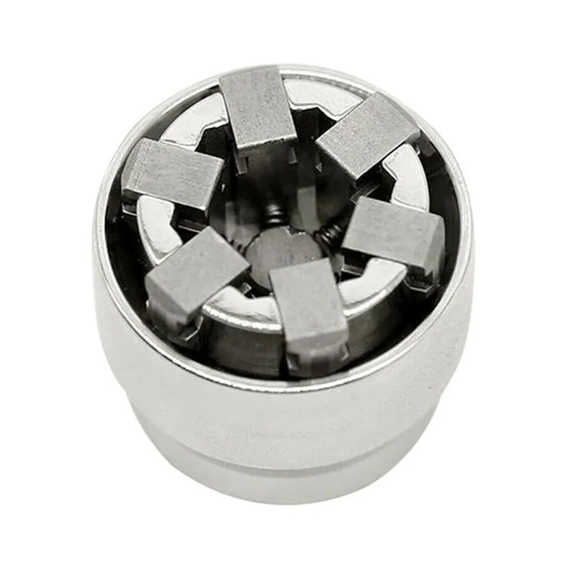 Drillpro Adjustable 10-19mm Socket Pro Magical Socket Wrench Mintiml Wrench Replacement Accessories Adjustable 10-19mm Socket Multi Drill Attachment Magic Tool Universal Wrench Cover Chrome Molybdenum Steel Universal Sleeve