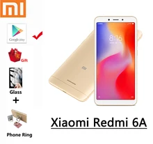 Xiaomi Redmi 6A Smartphone 3GB 32GB google oyun cep telefonu Helio A22 işlemci küresel çerçeve