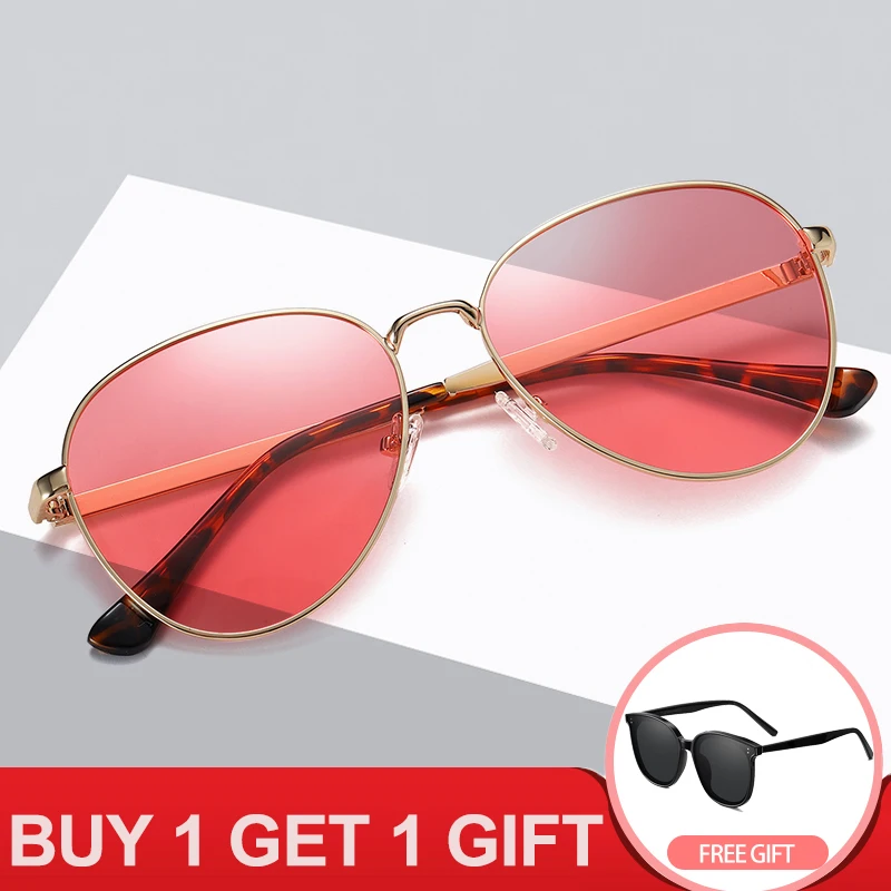 

Cool Women Aviation Sunglasses Polarized Pilot Shades Metal Sun Glasses Driving UV400 Luxury Gafas De Sol With Box