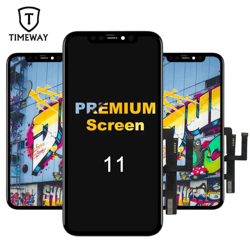 

100% Original Display For iPhone X/11/Pro/Max LCD Screen with 3D Touch Screen Digitizer Replacement For iPhone 11 LCD Screen