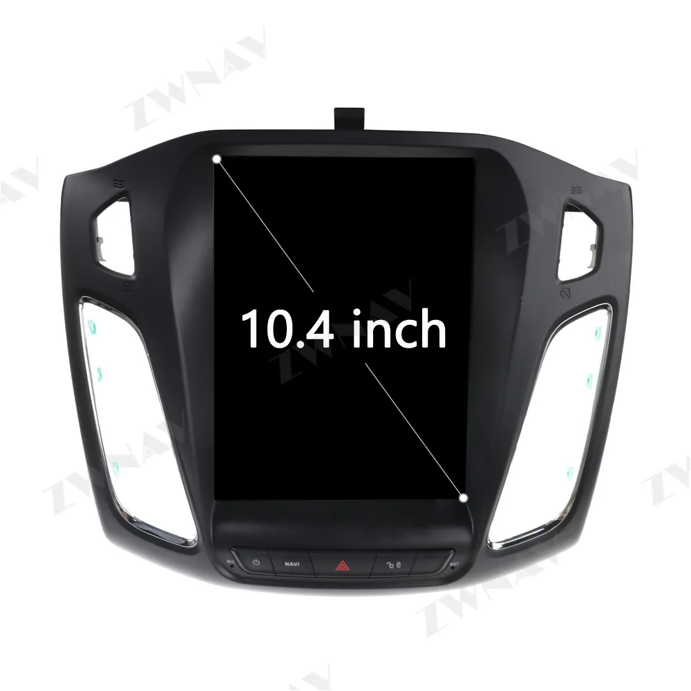 Excellent Tesla style Android 8 Big Screen Car No DVD Player GPS Navigation For Ford Focus 2012-2018 Auto navi stereo headunit multimedia 5