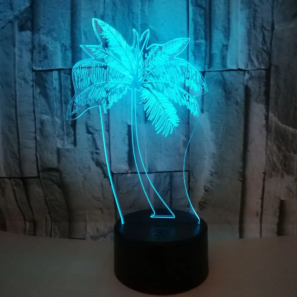 

Electricity Supplier New Style Palm 3D Lamp Colorful Remote Control Touch LED Visual Lamp Gift Small Table Lamp 3D Night Lamp