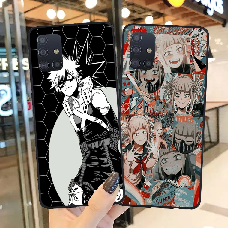 

Anime My Hero Academia deku bakugou Boku no Hero Academia Silicone Phone Cover Case for Samsung Galaxy S8 S9 S10 S20 Plus Ultra