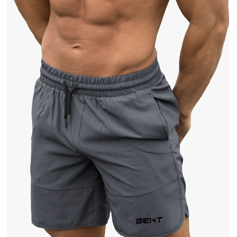 best casual shorts for men brand Men Gyms Fitness Loose Shorts Bodybuilding Joggers Summer Quick-dry Cool Short Pants Male Casual Beach Brand Sweatpants casual shorts for women