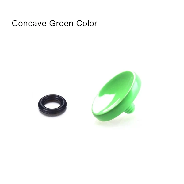 Concave Green Вогнутая поверхность металлическая мягкая кнопка спуска затвора камеры для Leica/Canon/Nikon/Minolta/Fujifilm Fuji XT20 X100F X-T2 X100T X-T10 - Цвет: Concave Green