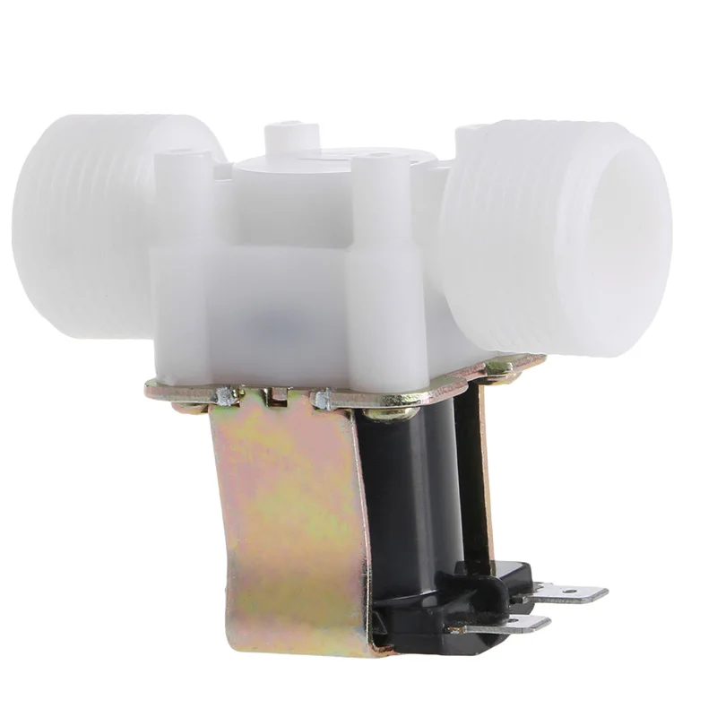 3/" пластиковый электромагнитный клапан 12 в 24 В 220 В PP N/C Магнитный диспенсер для стиральной машины водный пневматический переключатель регулятора давления