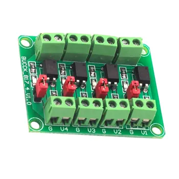 

817 Optocoupler 4-way Voltage Isolation Board Voltage Control Switching Module Drive Module Optical Isolation Module
