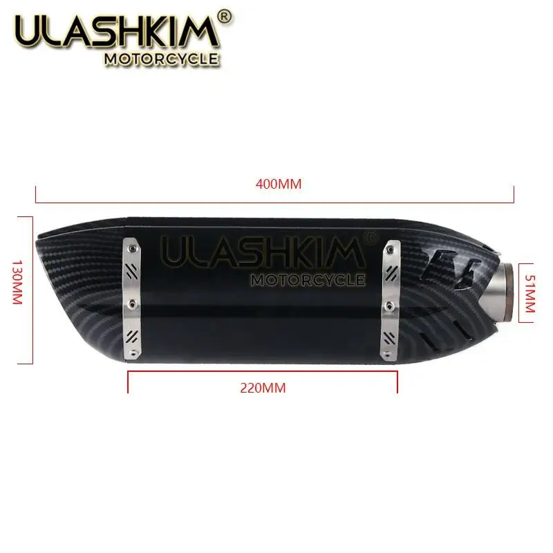 M3 мотоцикл полная система глушитель среднего подключения трубы слипоны для HONDA