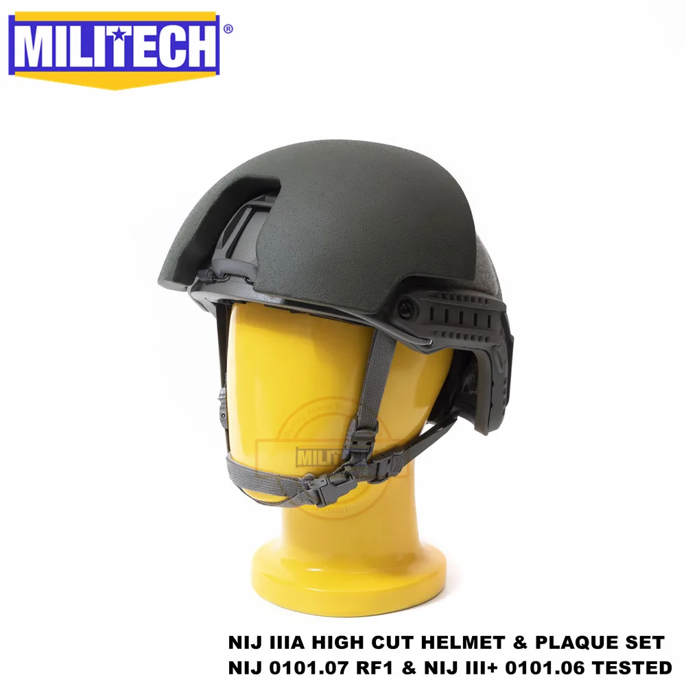 ISO сертифицированный MILITECH NIJ III+ Быстрый FG 2 в 1 OCC Dial Liner High XP Cut пуленепробиваемый арамидный баллистический шлем NIJ 0101,07 RF1