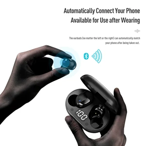 Image 2 - ROCK TWS Bluetooth 5.0 Earphones Stereo Wireless Headphones Touch Control Sport  Headset With Microphone Noise Cancelling Gaming