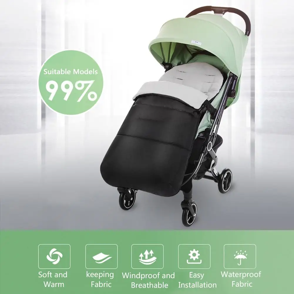 Baby Universal Footmuff Cosy Toes Apron Liner Buggy Pram Toddler Stroller Sleep Bag Footmuff Winter Warm Sleeping Bag
