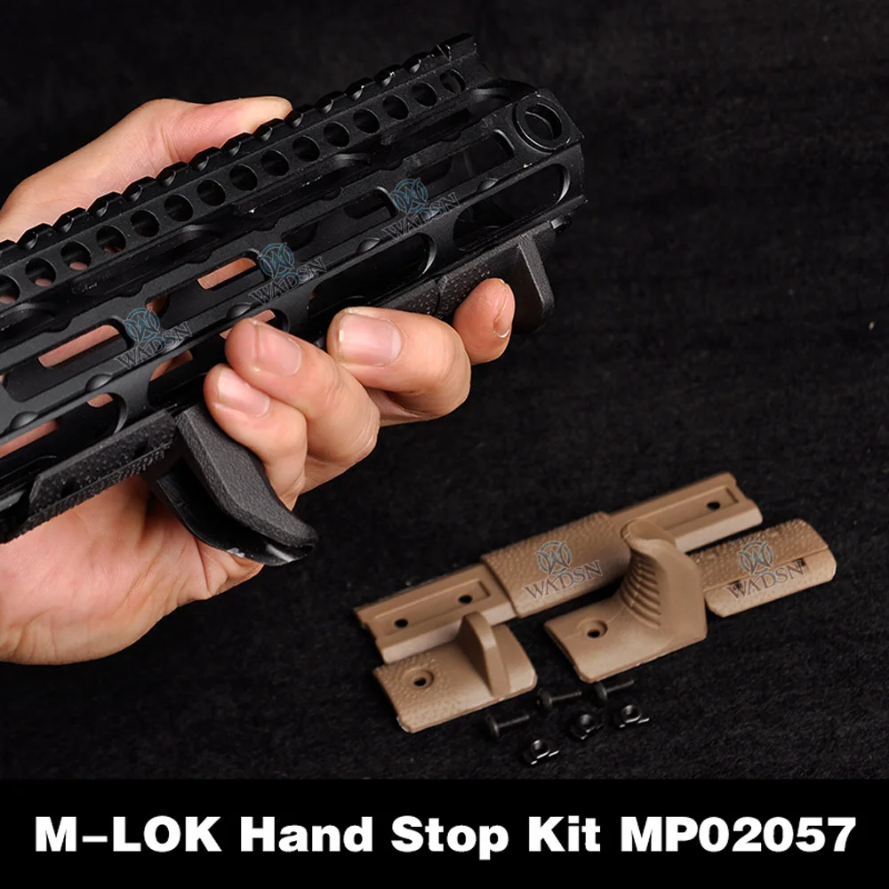 

WADSN Airsoft M-LOK Hand Stop Kit For KeyMod M LOK Attachment System m-lok handguard 4 Pcs/set Accessorios Softair MP02057