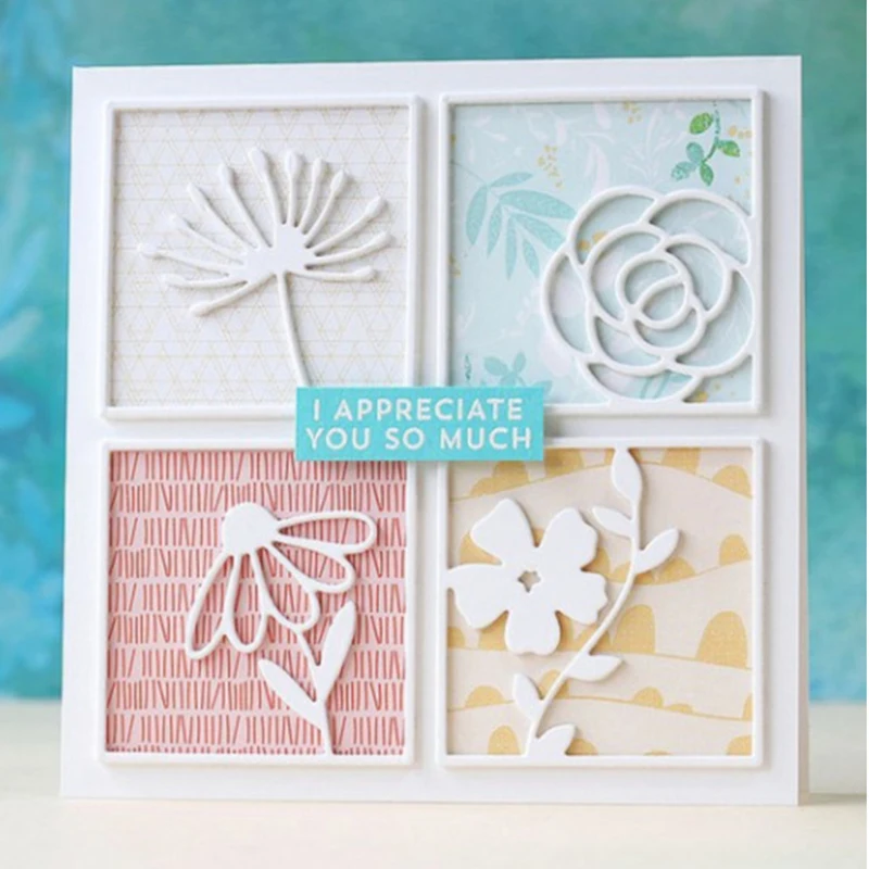 

Branch Frame Metal Cutting Dies Stitched DIY Scrapbooking Stamps Craft Embossing Die Cut Making Stencil Template