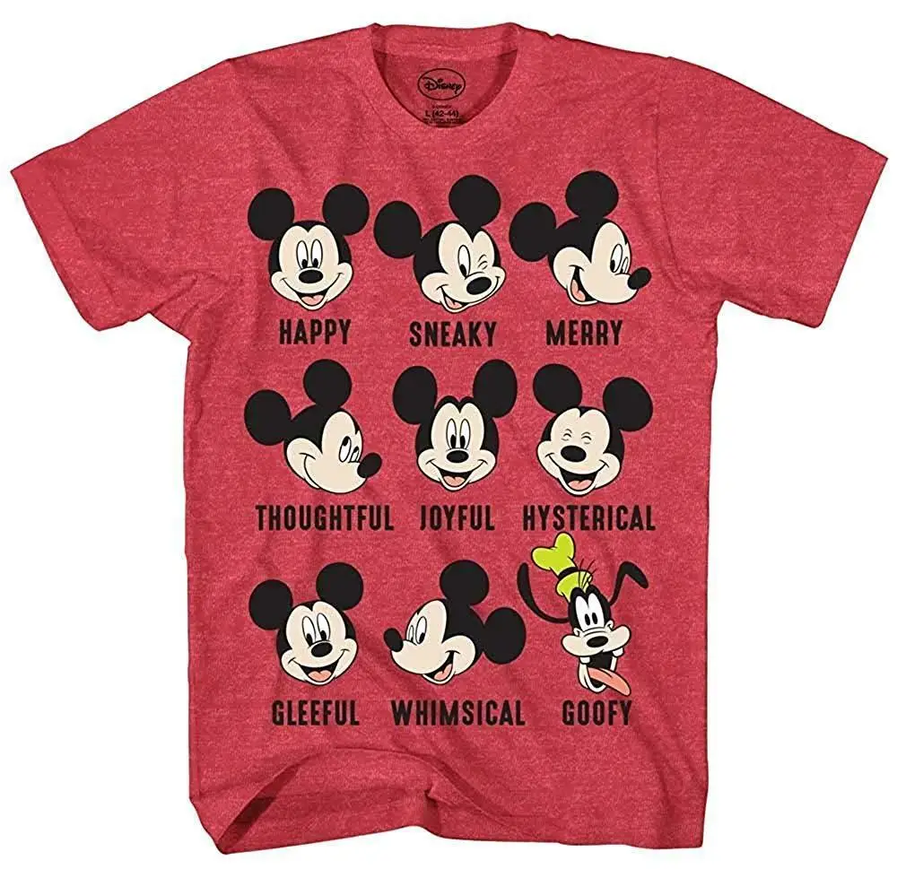 

diney mikey mouse Goofy Moods World Funny Humor Adult Mens Graphic T-shirt TeeNEW ARRIVAL tees causal summer t shirt cheap whole