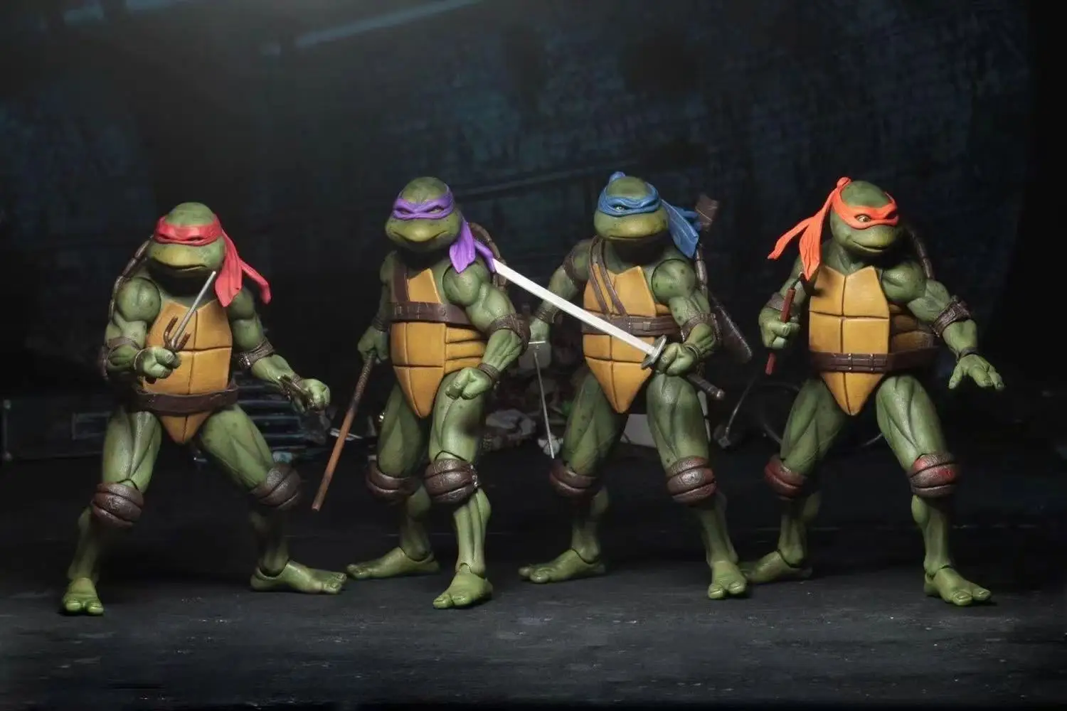 

NECA TMNT Leonardo Donatello Michelangelo Raphael PVC action figure toy 18CM