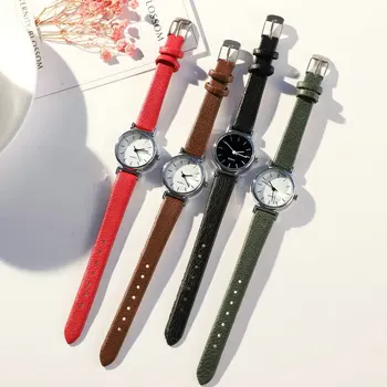 

Casual Women Watches Fashion Small Dial Ladies Wrist Watch Simple Leather Band Quartz Wristwatches Female Clock relogio feminino
