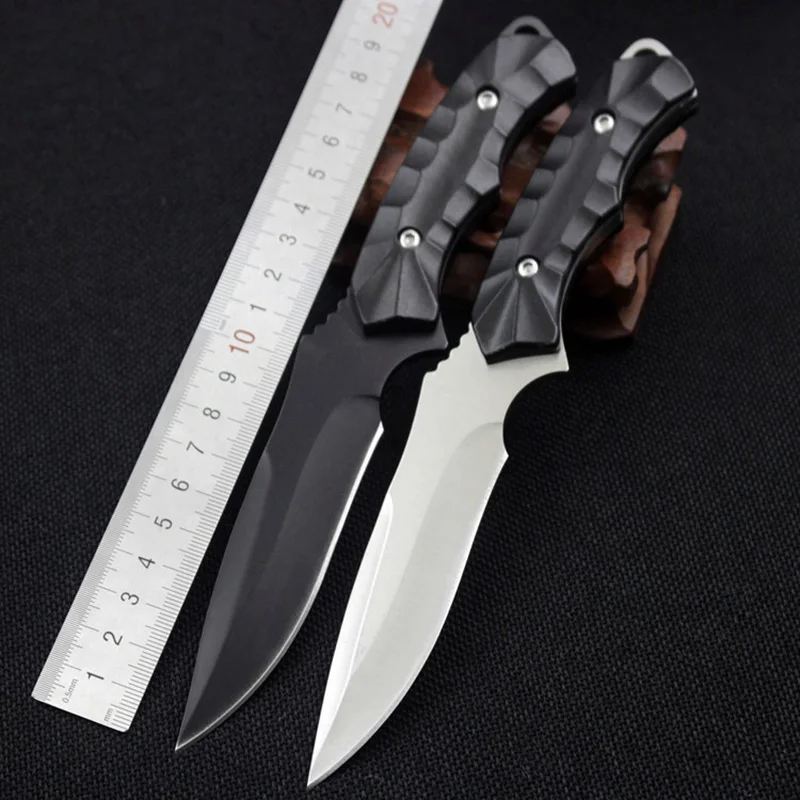 CS COLD стальной дамасский нож портативный тактический с фиксированным лезвием для
