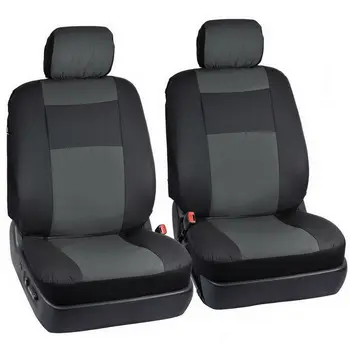 

Car Seat Cover Artificial Leather Material Universal 5-seat Car Mat Four Seasons Optional Black NJ88
