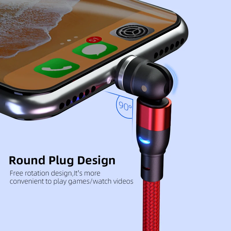 AUFU 540 Degrees Rotating Magnetic Cable Micro USB Type C Phone Cable For iPhone11 Pro XS Max Samsung Xiaomi USB Cord Wire Cable AUFU 540 Degrees Rotating Magnetic Cable Micro USB Type C Phone Cable For iPhone11 Pro XS Max Samsung Xiaomi USB Cord Wire Cable