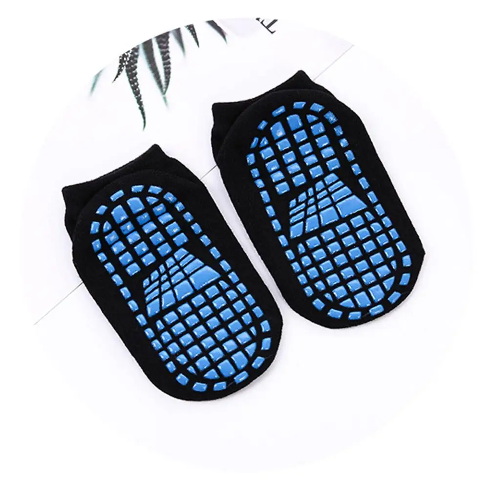 Children Polyester Cotton Anti Skid Socks Trampoline Socks Adult Comfortable Wear Non Slip Sports Socks